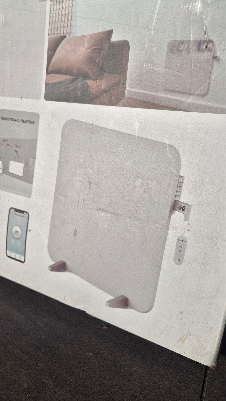 Smart Infrarood Paneel Heater - Nieuw in Verpakking, Ophalen, 30 tot 80 cm, Radiator, Nieuw
