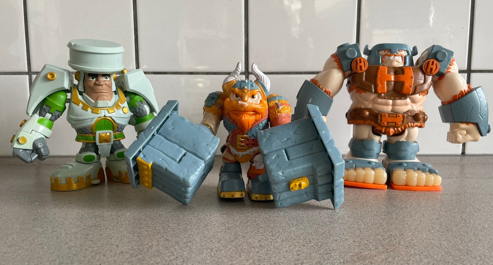 3 Kasteel Kingdom Builders Little Tikes pop poppen figuur, Ophalen of Verzenden, Overige typen
