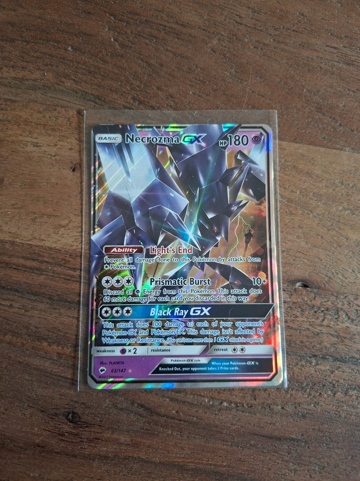 Necrozma GX Pokémon kaart - Nieuwstaat, Ophalen of Verzenden, Nieuw, Losse kaart