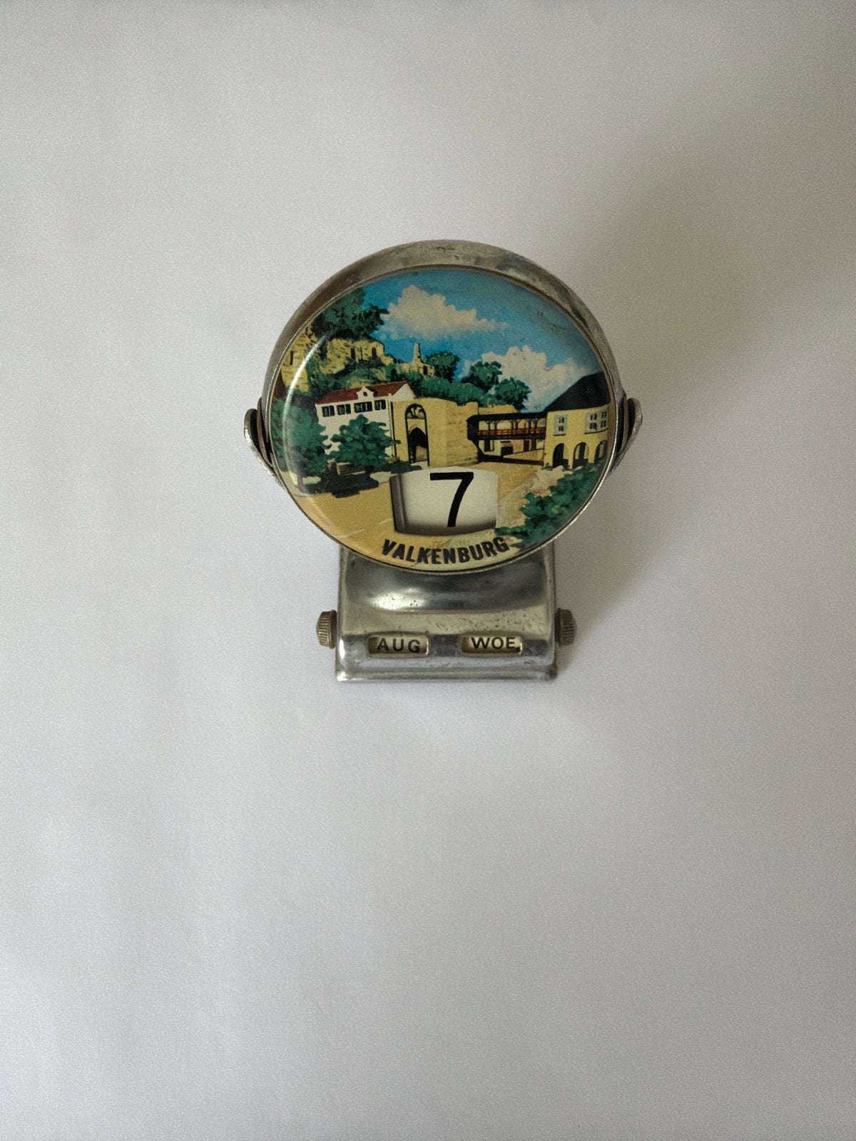 Vintage tuimel kalender Valkenburg souvenir, Ophalen of Verzenden, Gebruikt