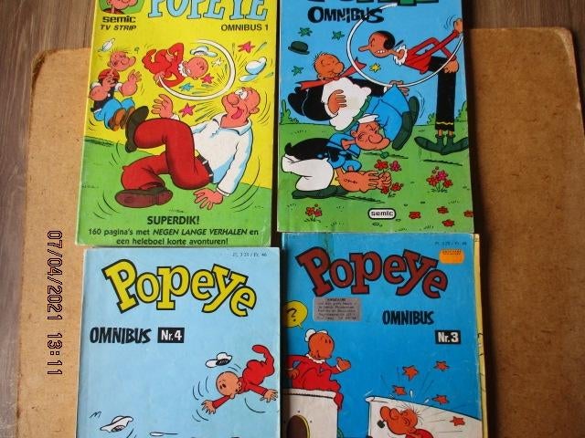 adv0813 popeye omnibus 1, Boeken, Stripboeken, Eén stripboek, Ophalen, Gelezen