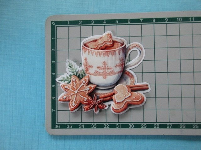 ky449 KERST / chocolademelk / koekjes, Verzenden, Nieuw, Kerst, Overige typen