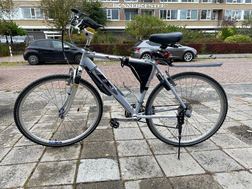 Sportieve Batavus B1 Axima – Maat 53 cm – 24 Versnellingen, Fietsen en Brommers, Ophalen, 28 inch, Gebruikt, Vering