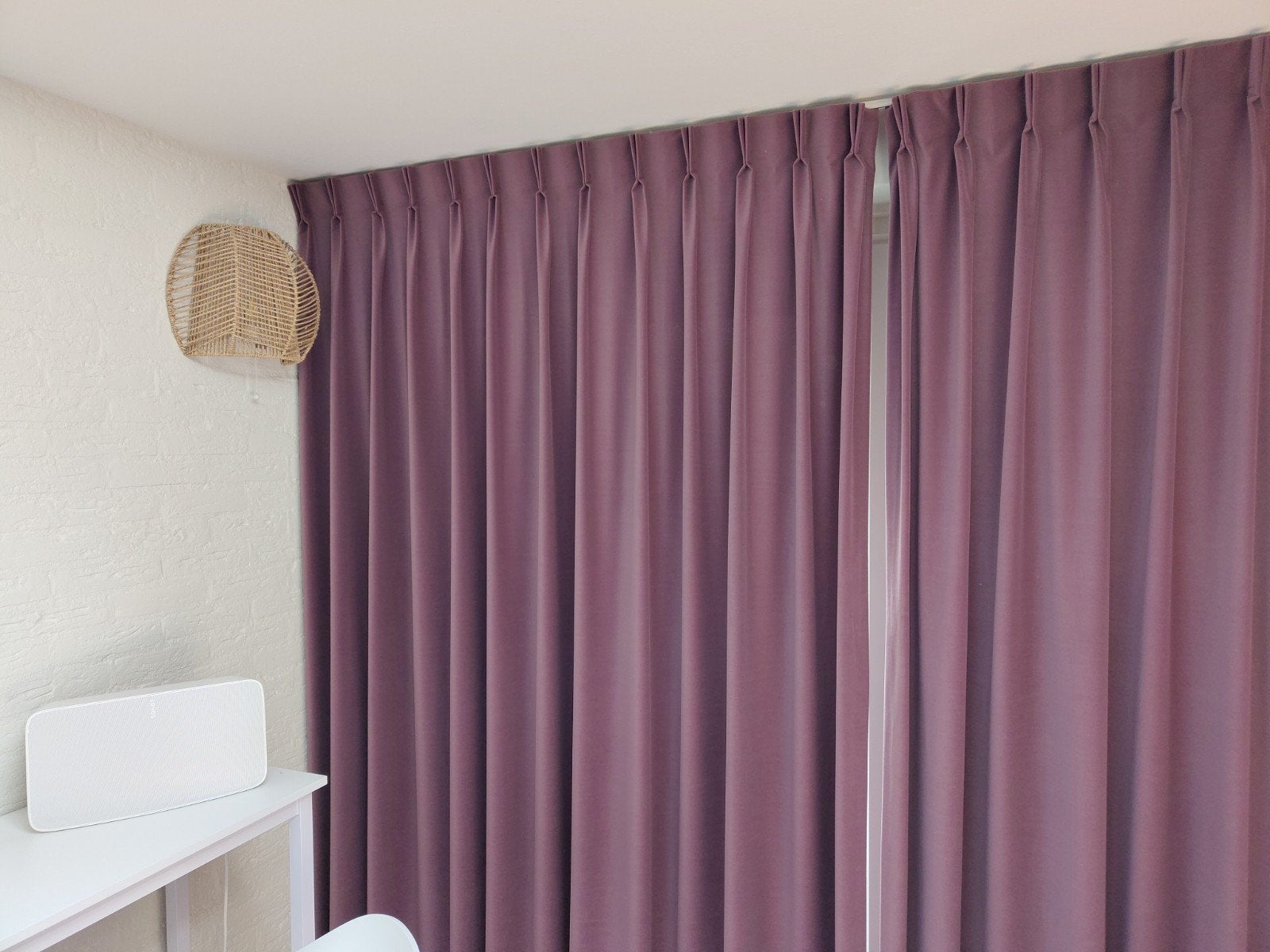 Prachtige gordijnen Colors at Home velours paars, Huis en Inrichting, Stoffering | Gordijnen en Lamellen, Ophalen, Overige materialen