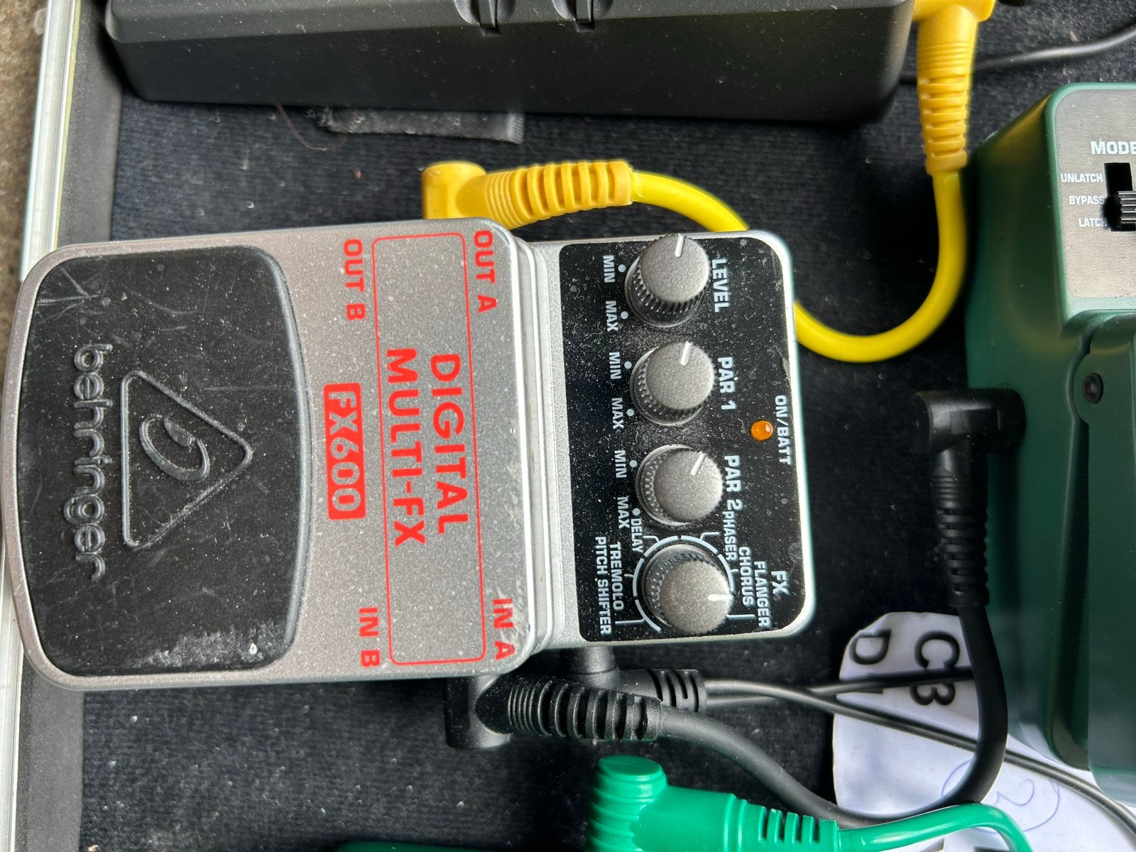 Gitaar effectpedalen set met koffer, Muziek en Instrumenten, Effecten, Ophalen of Verzenden, Zo goed als nieuw, Delay of Echo