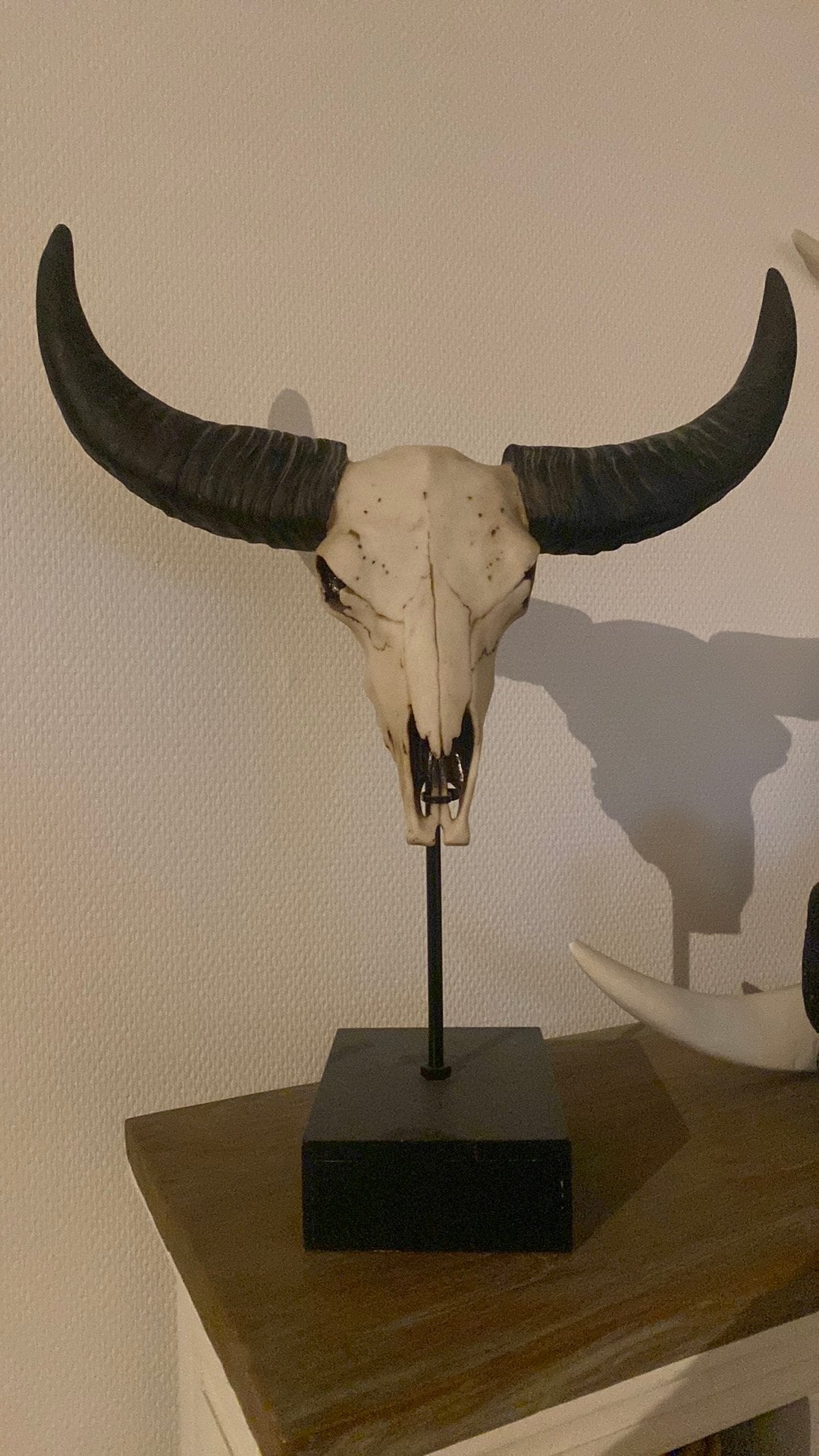 Bullhoofd op standaard, Ophalen