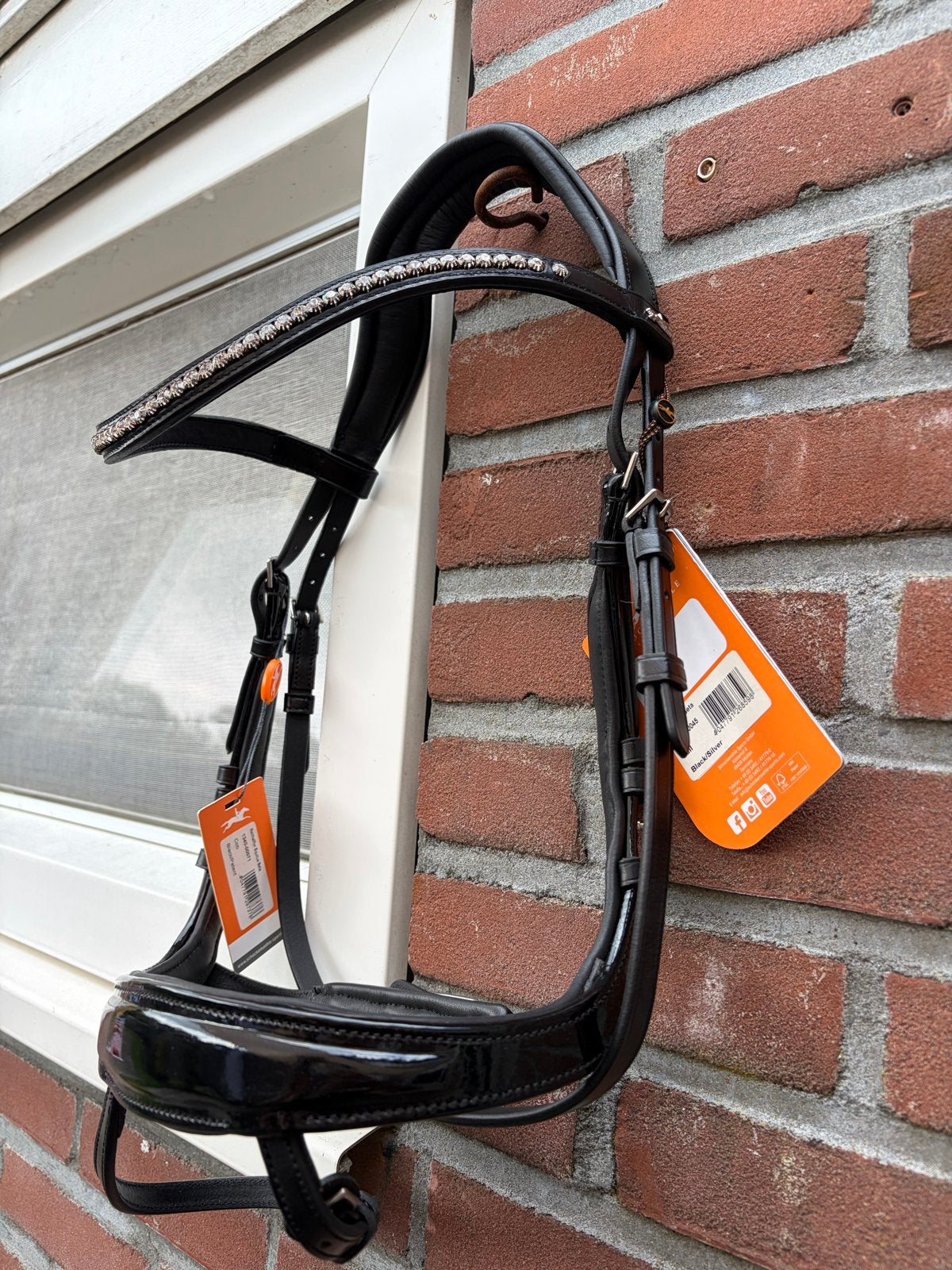 Schockemohle equitus hoofdstel lak, Dieren en Toebehoren, Paarden en Pony's | Hoofdstellen en Tuigage, Ophalen of Verzenden