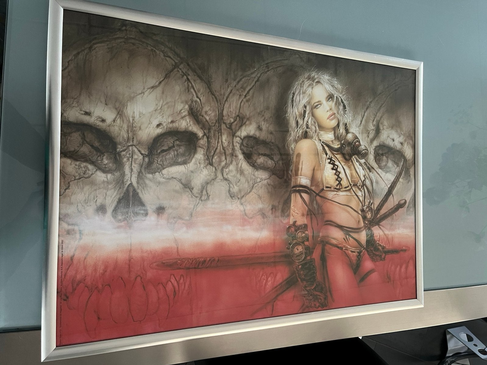 Luis royo subterraneo de margarita poster ingelijst, Ophalen of Verzenden