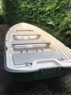 te koop boot Terhi 440 met buitenboord motor en trailer, Ophalen, Overige merken, Gebruikt, Tot 10 pk