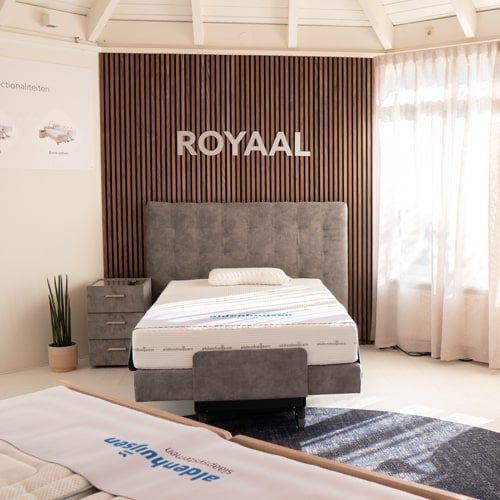 Aldenhuijsen Elektrische Boxspring 90x200 - Z.G.A.N., Ophalen, Verstelbaar, 90 cm, Eenpersoons