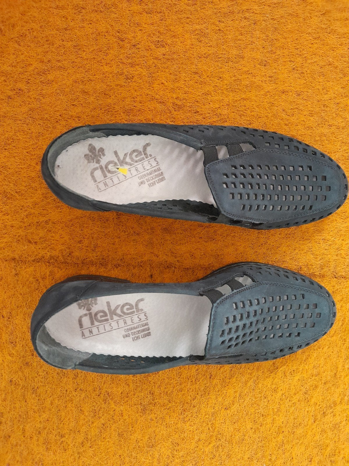 Leren blauwe schoen maat 5, Kleding | Dames, Blauw, Instappers, Ophalen of Verzenden, Zo goed als nieuw
