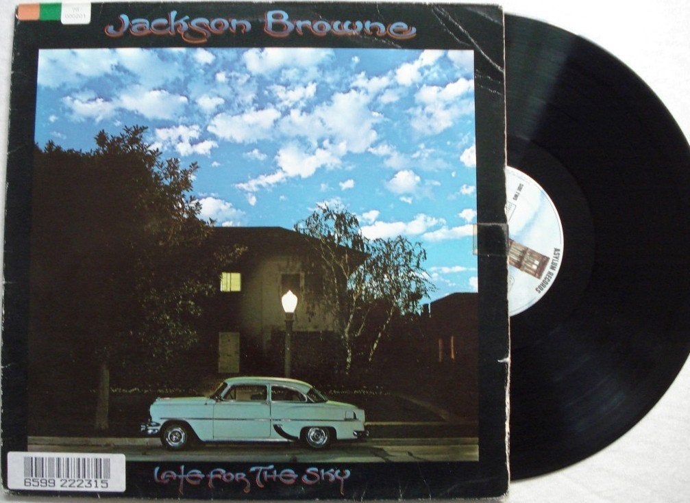 Jackson Browne - late for the sky, Cd's en Dvd's, LP, Gebruikt, Ophalen of Verzenden, 12 inch