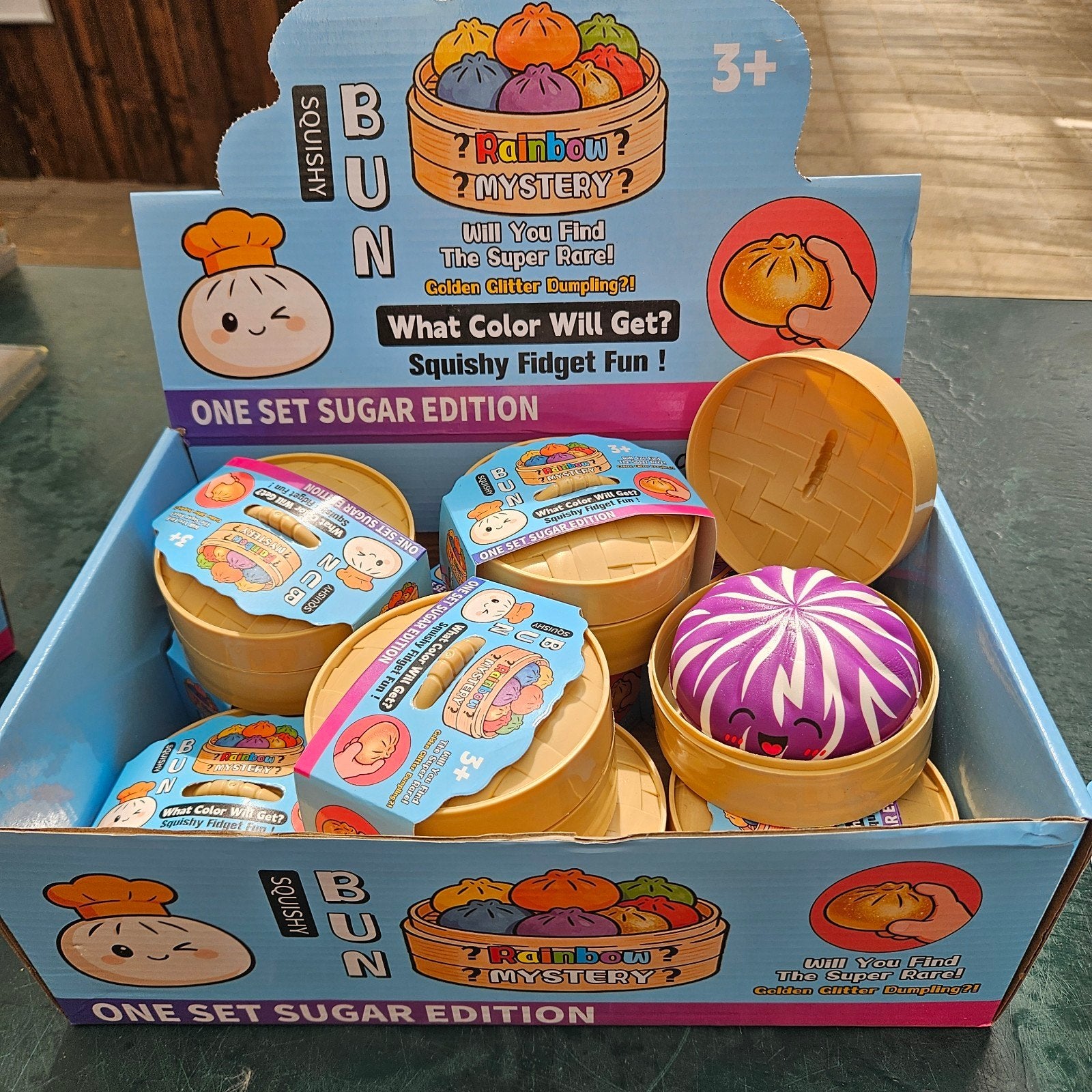 Dumpling Squishy Mystery Fidget Speelgoed - Sugar Edition, Ophalen of Verzenden