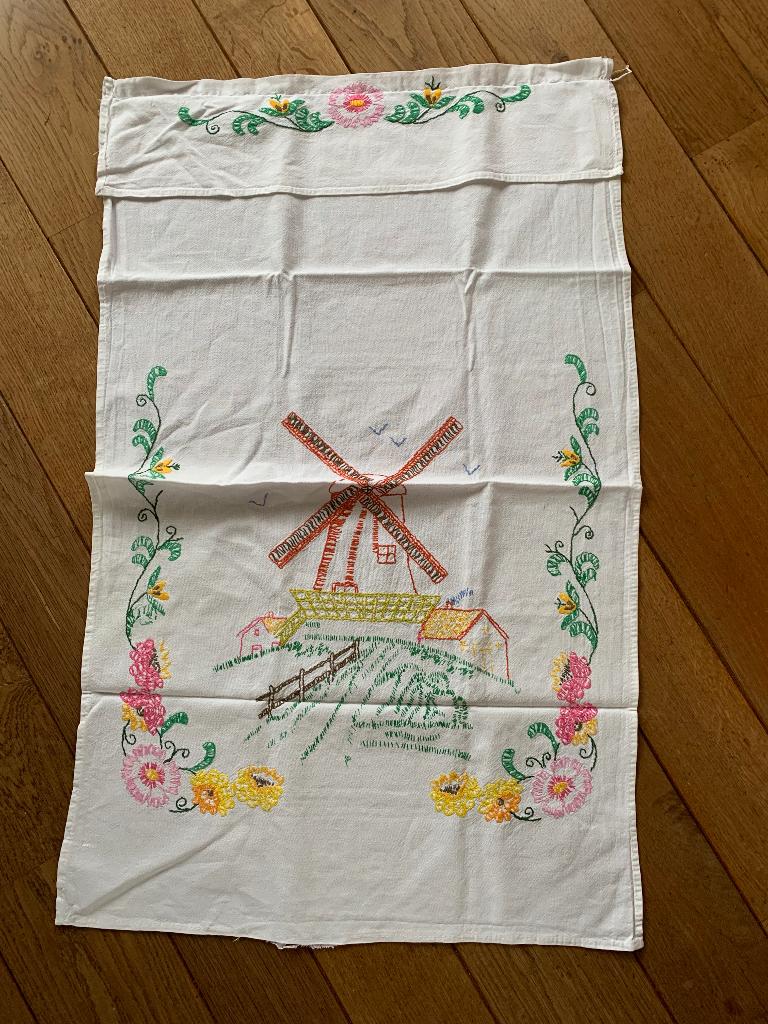 Overhanddoek (Retro), Huis en Inrichting, Keuken | Textiel, Ophalen of Verzenden, Gebruikt, Overige typen