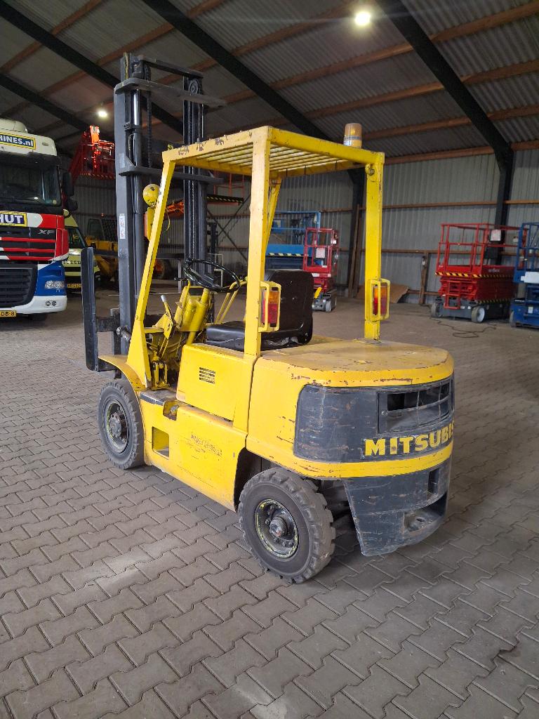 Mitsubishi FD25 Heftruck Diesel, Ophalen, Glastuinbouw, Grondbewerking