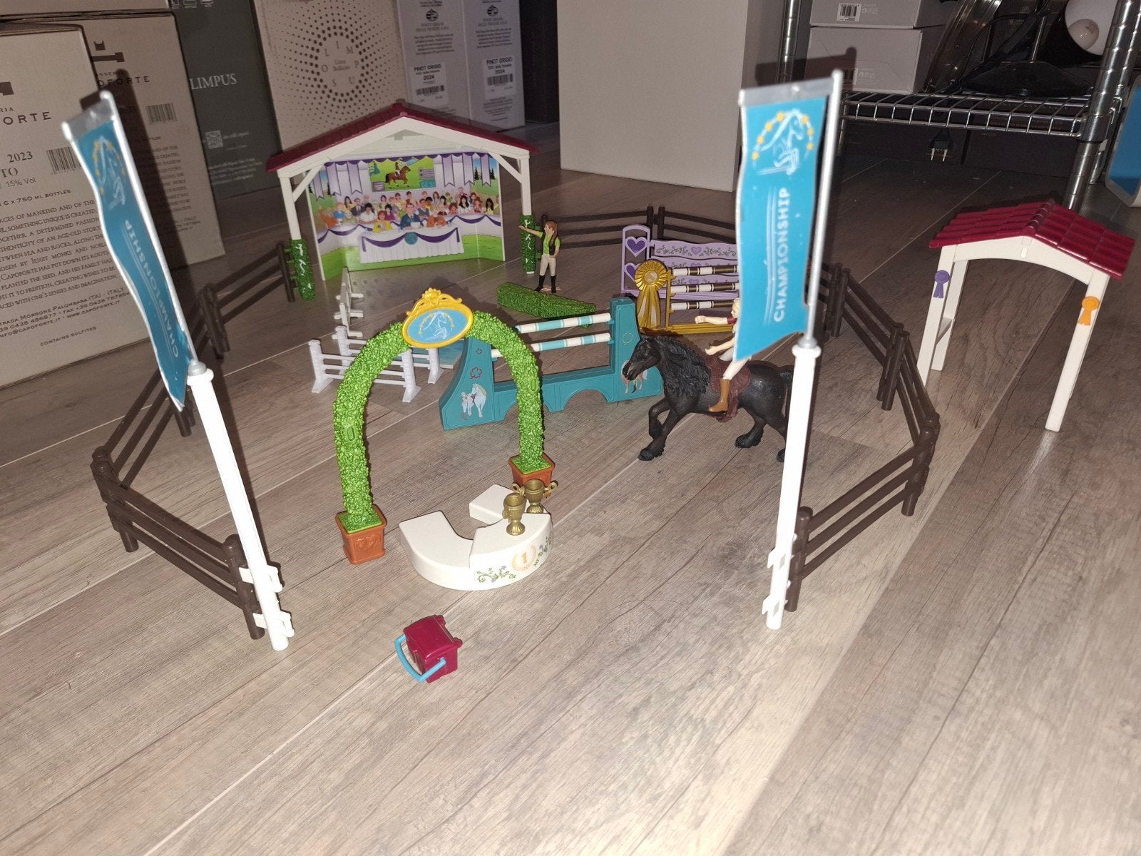 Schleich Wedstrijd Set incl Paarden & Ruiters, Ophalen of Verzenden