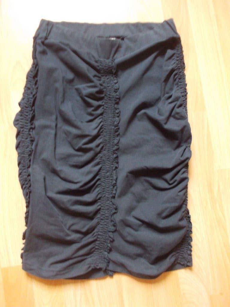 Prachtige damesrok van Emma in maat 34., Blauw, Zo goed als nieuw, Maat 34 (XS) of kleiner, Onder de knie