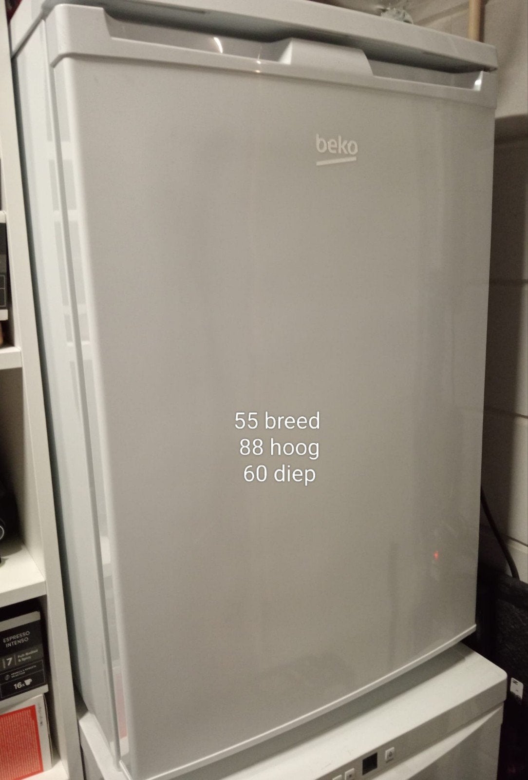 beko koelkast, Witgoed en Apparatuur, 200 liter of meer, Ophalen, Zonder vriesvak, 160 cm of meer