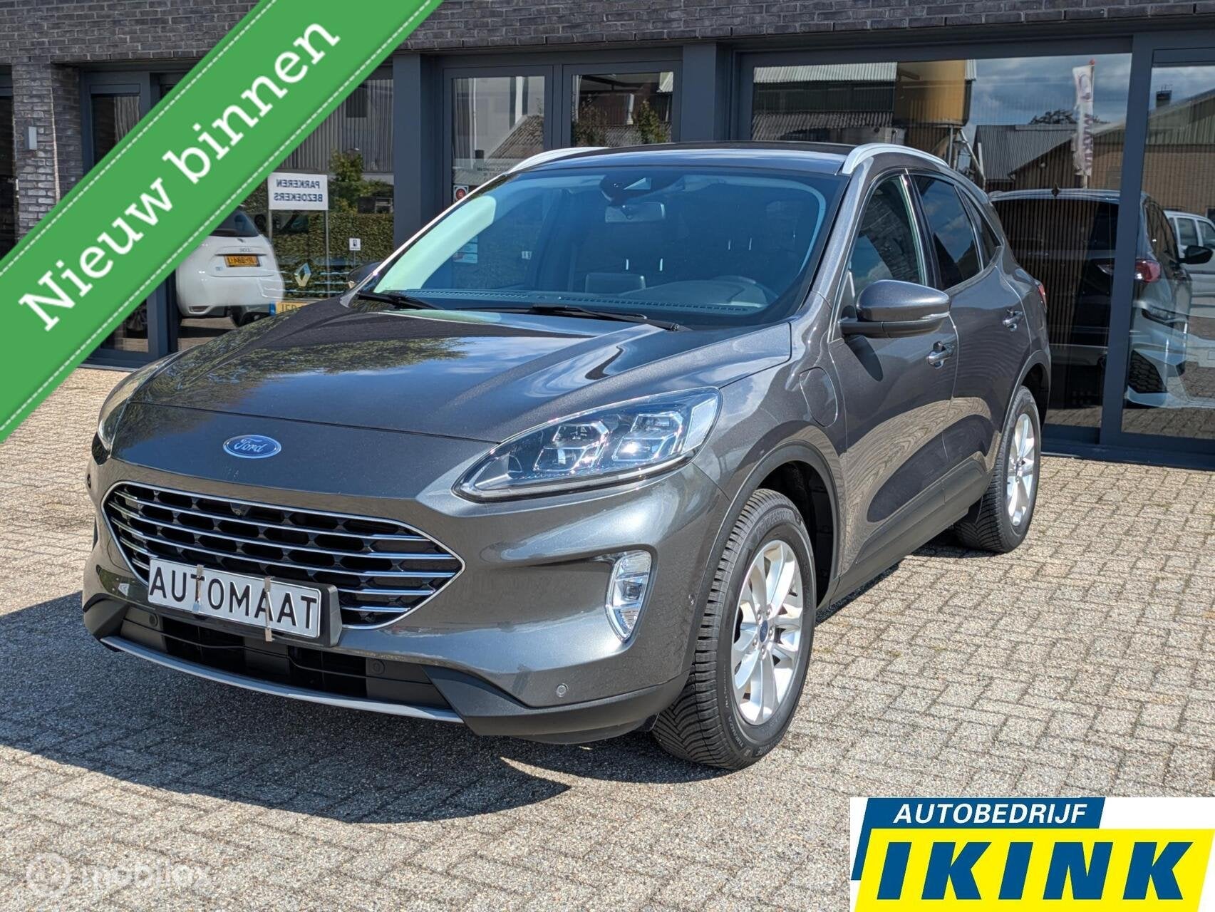 Ford Kuga 2.5 PHEV Titanium X, Auto's, Stof, Gebruikt, Zwart, 4 cilinders
