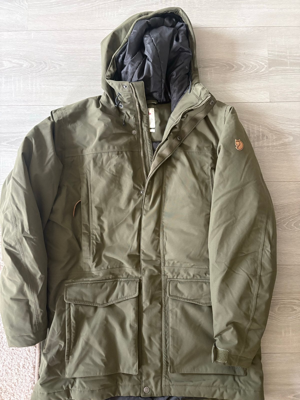 Fjallraven Nuuk Lite Parka Heren - Zo goed als nieuw - XL, Verzenden, Zo goed als nieuw, Maat 56/58 (XL), Groen