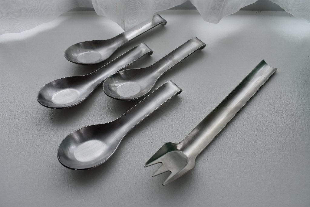 Ineke Hans Royal VKB lepels vorken design, Antiek en Kunst, Ophalen of Verzenden, Overige typen, Metaal, Gemerkt