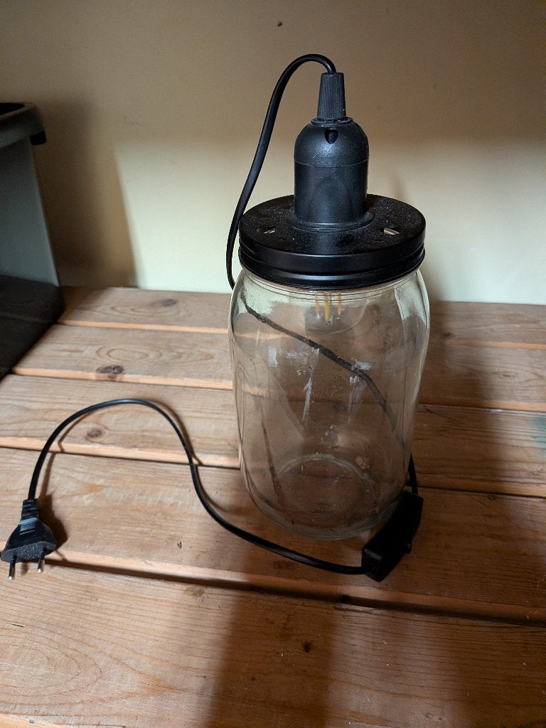 schemerlamp industrieel, Ophalen of Verzenden, Zo goed als nieuw, Schemerlamp, Industrieel