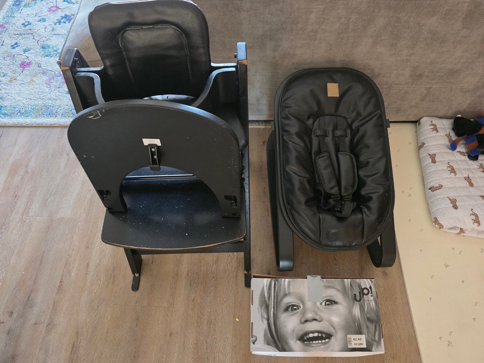 Kidsmill Up! meegroeistoel met newborn set, Ophalen, Gebruikt, Meegroeistoel