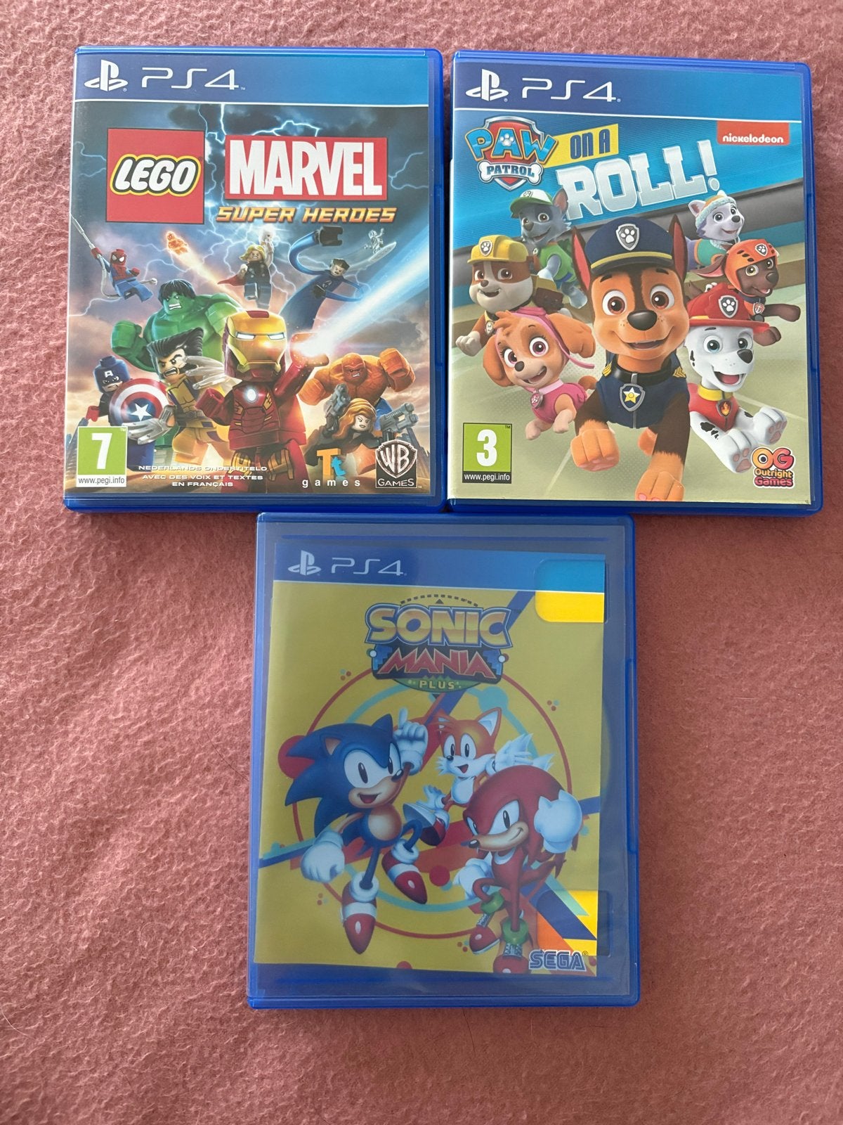 PS4 en PS5 Spellen: LEGO, Paw Patrol, Sonic, Project Cars, T, Gebruikt, Overige genres, 1 speler, Eén computer