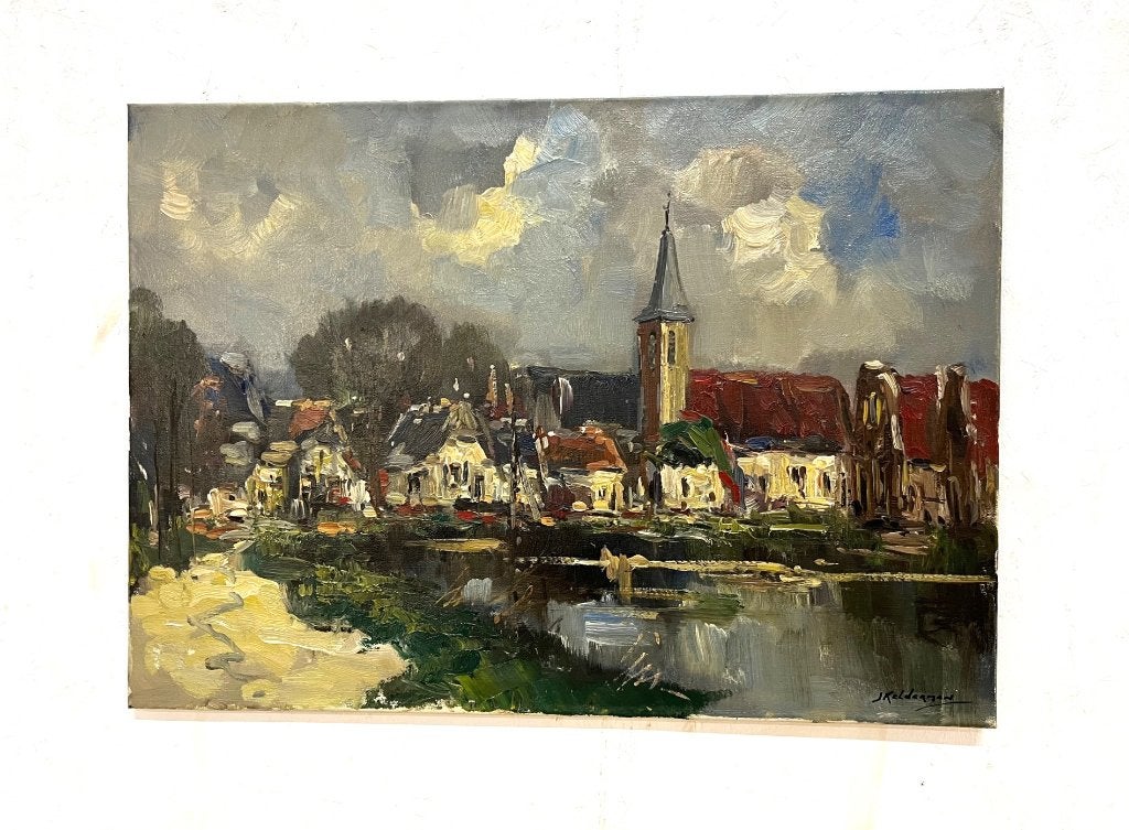 impressionistisch olieverf schilderij, Jan Kelderman, Ophalen