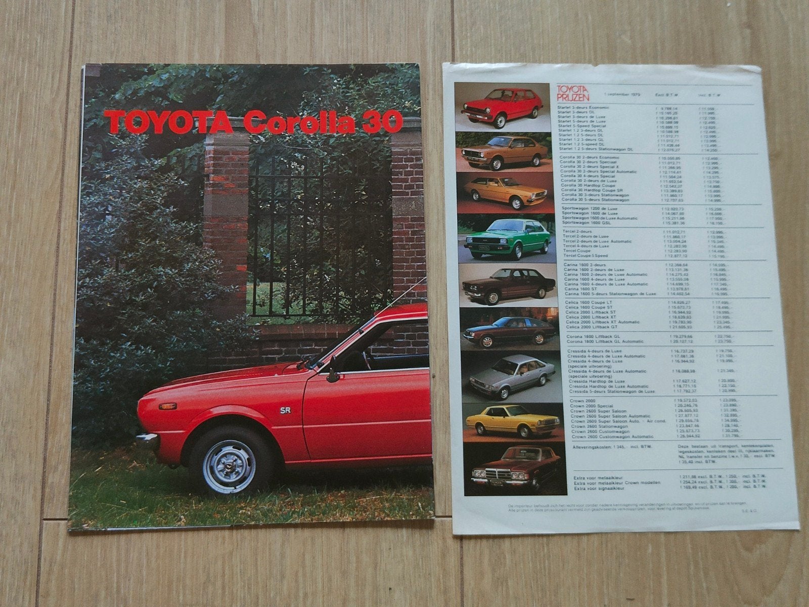 Autofolder Toyota Corolla 30, Ophalen of Verzenden, Zo goed als nieuw, Toyota