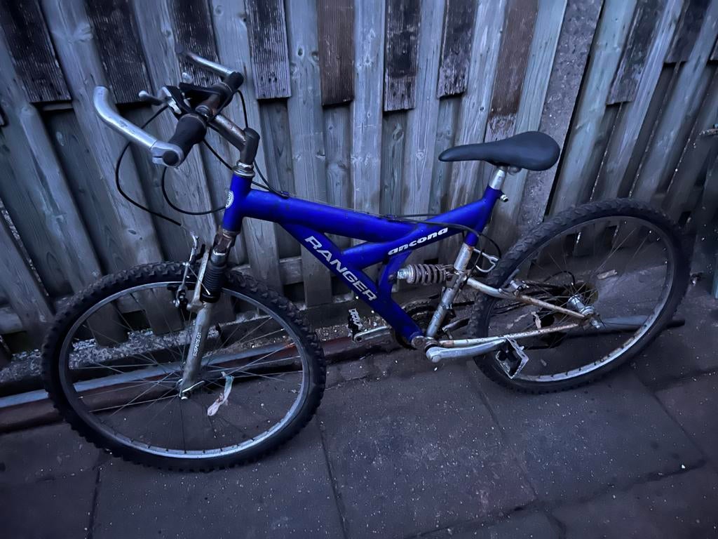 Blauwe Full Suspension Mountainbike - Ranger Ancona, Overige merken, Ophalen of Verzenden, Zo goed als nieuw, Heren
