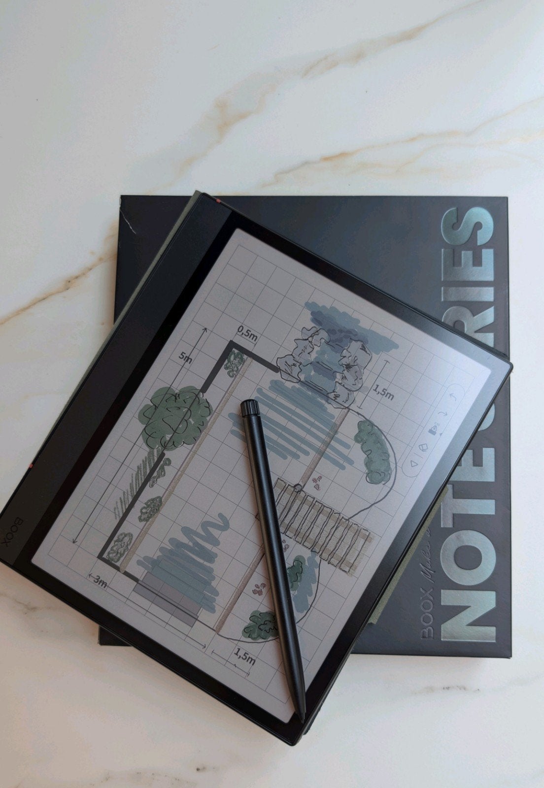 Boox Note Air 4c - 64GB - Pen - Hoes, 10 inch, Gebruikt, Boox, Ophalen of Verzenden