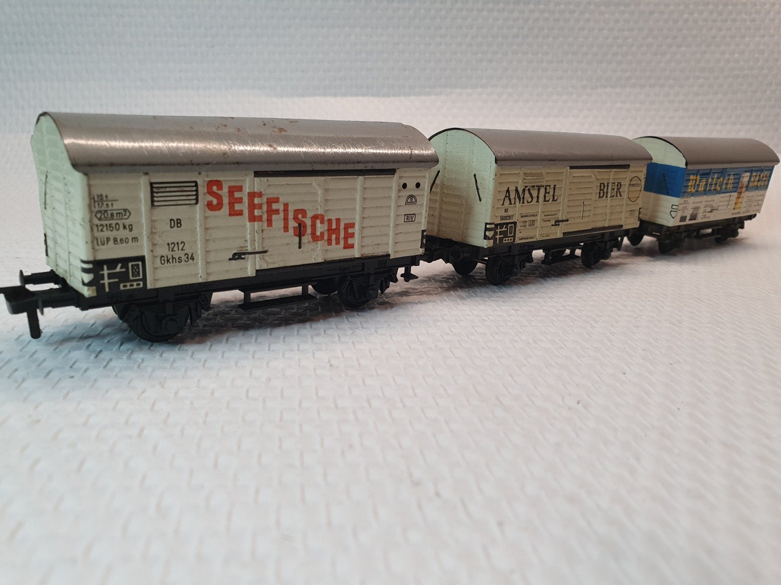 3 Fleischmann blikken wagons - in goede staat, Ophalen of Verzenden