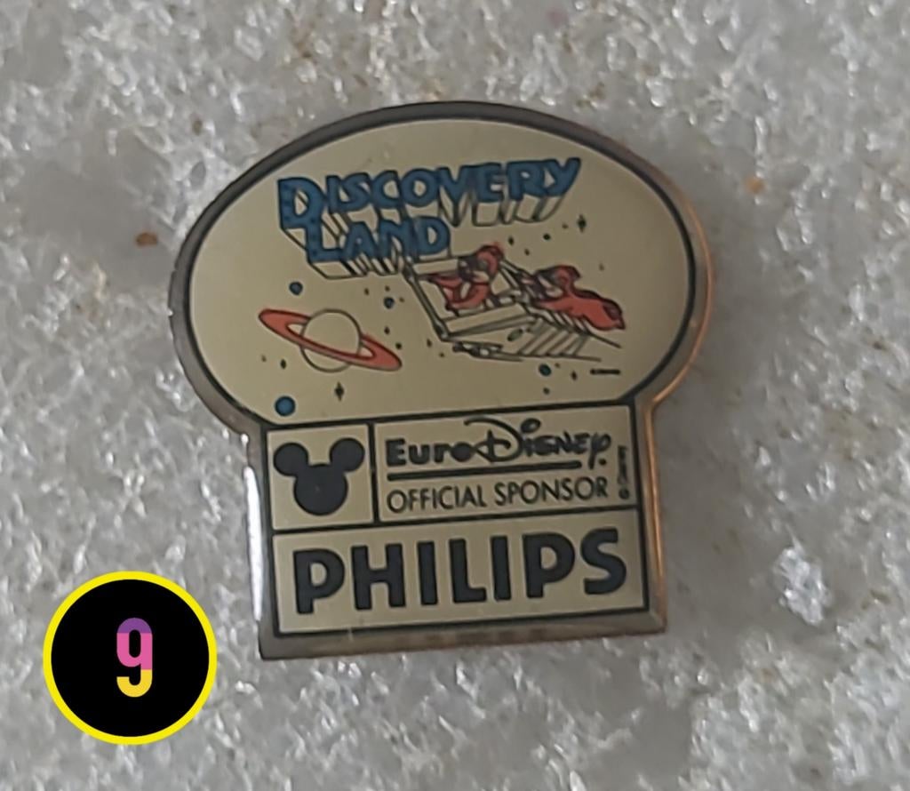 Vintage Euro Disney Discovery Land Philips Pin, Verzamelen, Speldjes, Pins en Buttons, Verzenden, Gebruikt, Overige onderwerpen