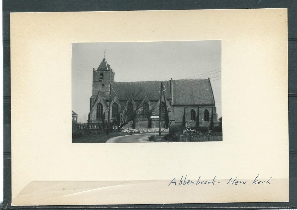 Abbenbroek Herv. Kerk Sint-Aegidiuskerk Foto Foto f-270 jdu, Verzamelen, Religie, Ophalen of Verzenden, Zo goed als nieuw, Kaart of Prent