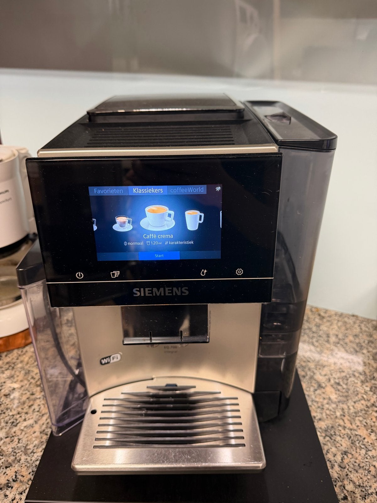 Siemens TQ703R07 Koffiemachine, Ophalen, Gebruikt, 10 kopjes of meer, Koffiemachine