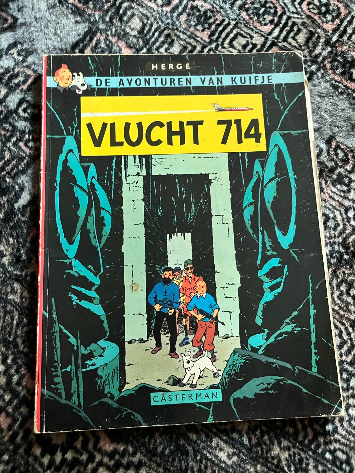 Kuifje - Vlucht 714 - Herge - Casterman, Eén stripboek, Ophalen, Gelezen