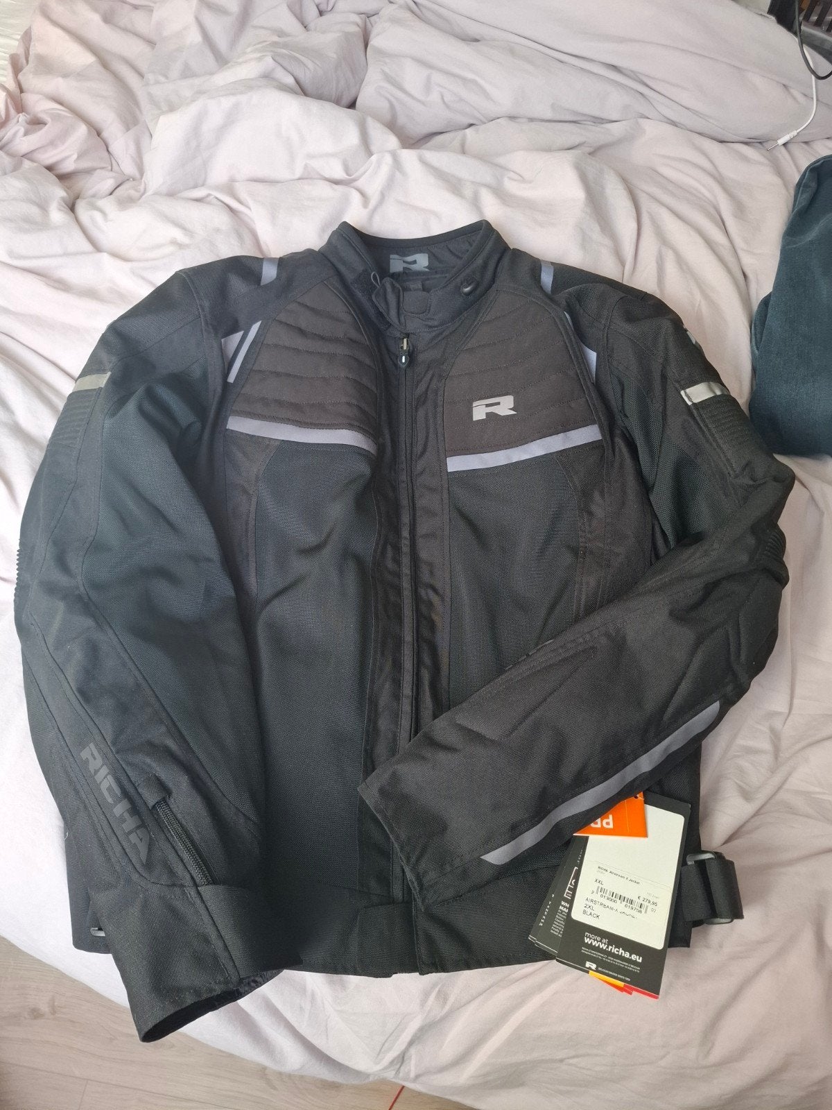 Richa Airstream X Motorjas - Zwart - Maat XXL, Motoren, Nieuw met kaartje, Jas | textiel, Heren, Ophalen of Verzenden