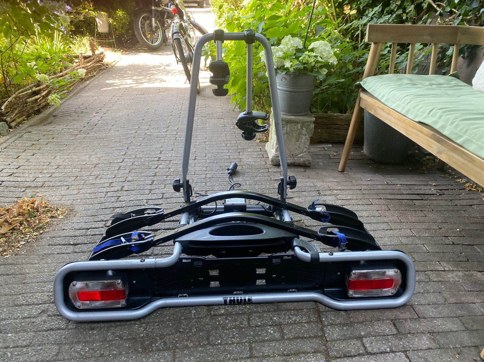 Thule ER940, Ophalen, 2 fietsen, Gebruikt, Trekhaakdrager