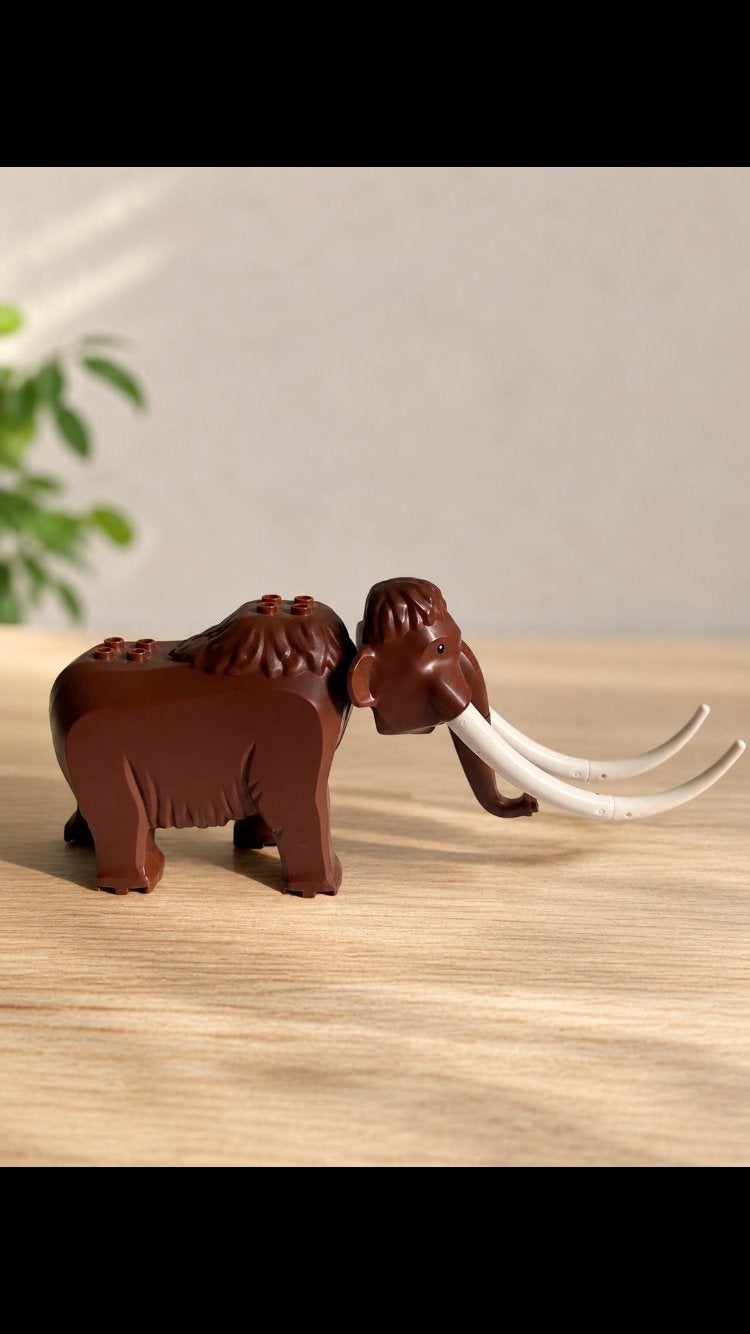 Lego Mammoet - Bruin met Witte Slagtanden, Ophalen of Verzenden, Zo goed als nieuw, Overige merken