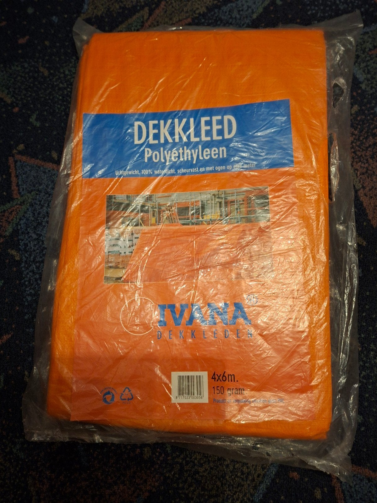 Nieuw Ivana Dekkleed Polyethyleen 4x6m Oranje, Ophalen of Verzenden