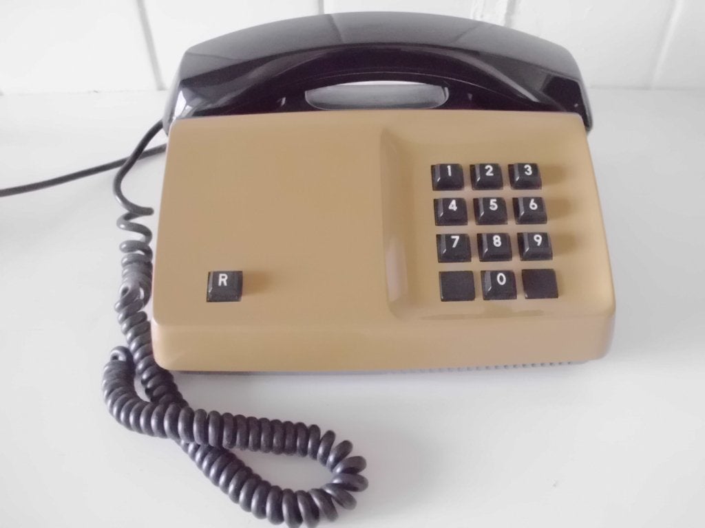 PTT Ericsson analoge druktoets telefoon 1982 type diavox idk, Ophalen of Verzenden, Gebruikt