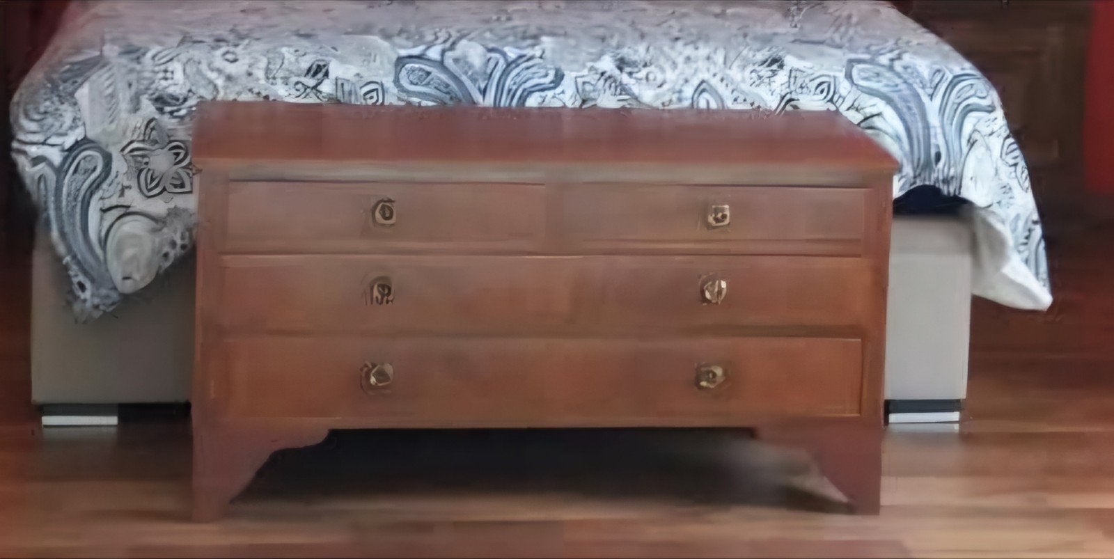 Antiek Eikenhouten Ladenkastje - Klassiek Tijdloos Design, Antiek en Kunst, Ophalen