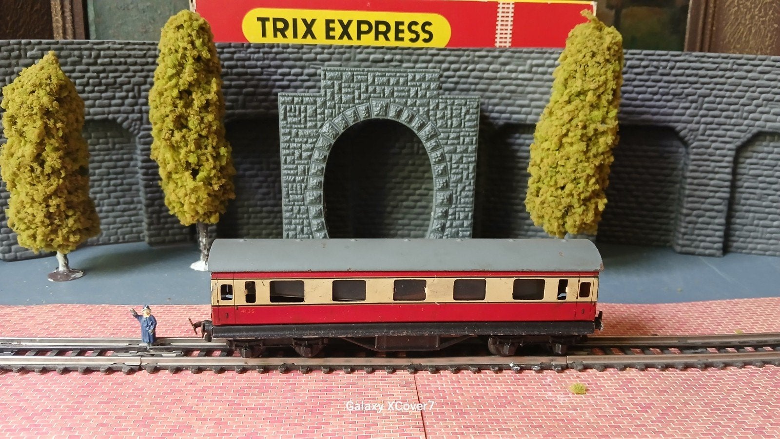 Trix Express Set van 2 Wagons - Vintage Modelspoor, Overige merken, Gebruikt, Gelijkstroom, Wagon