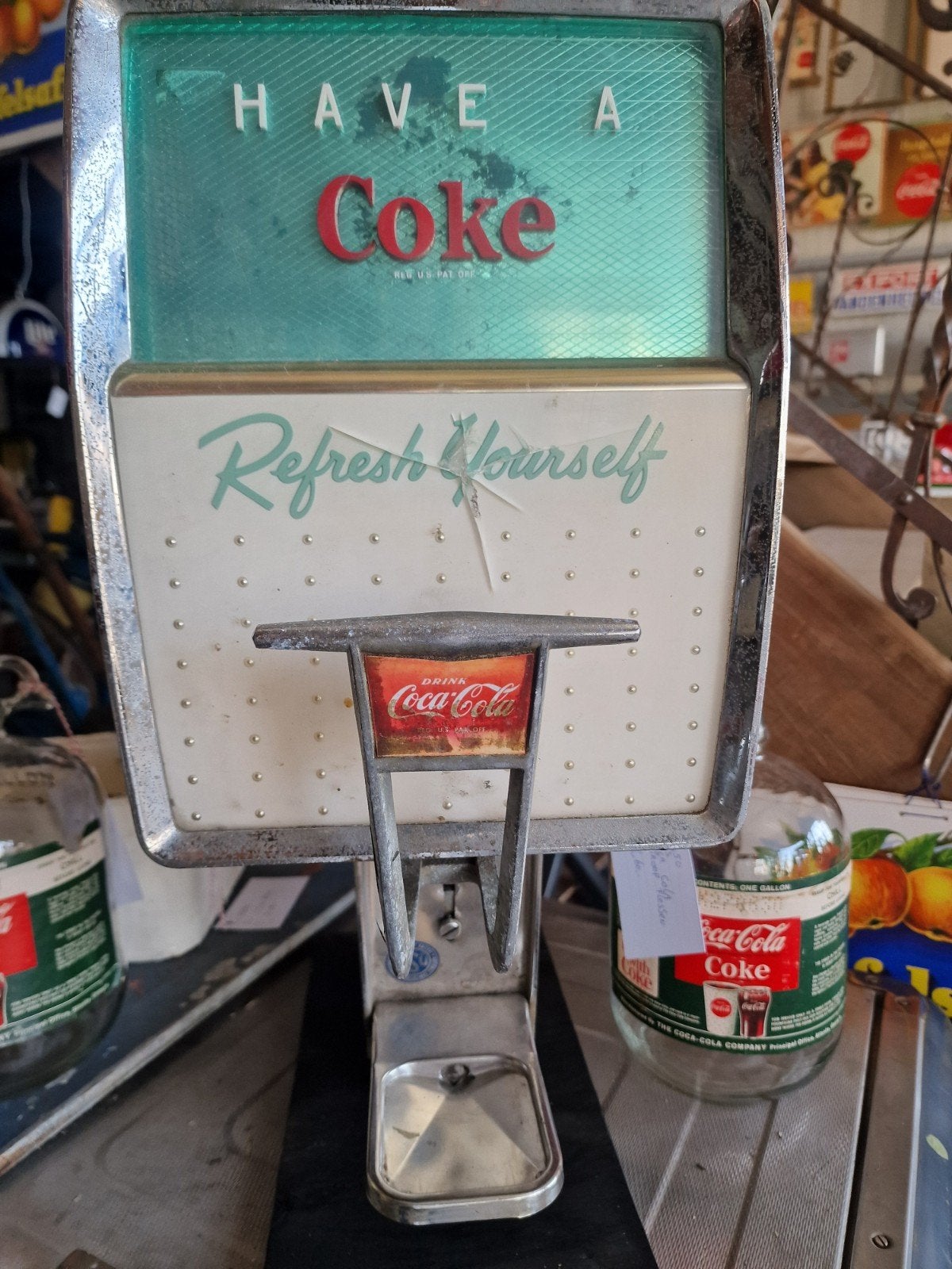 Coca-Cola  Fountain dispenser, Ophalen, Gebruikt