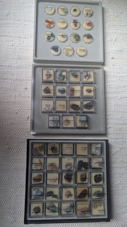 Uitgebreide collectie mineralen en edelstenen, Verzamelen, Mineralen en Fossielen, Ophalen of Verzenden, Mineraal