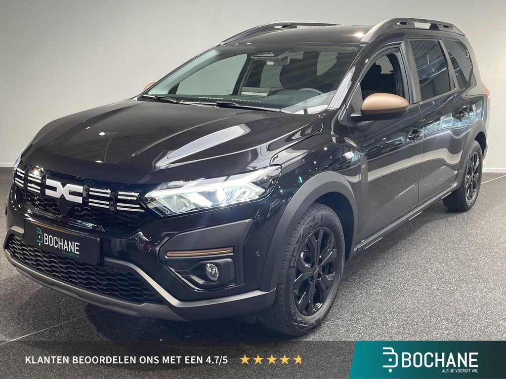 Dacia Jogger 1.6 Hybrid 140 Extreme 7p. | Navigatie | Camera, Auto's, 4 cilinders, Met garantie (alle), 7 stoelen, Zwart