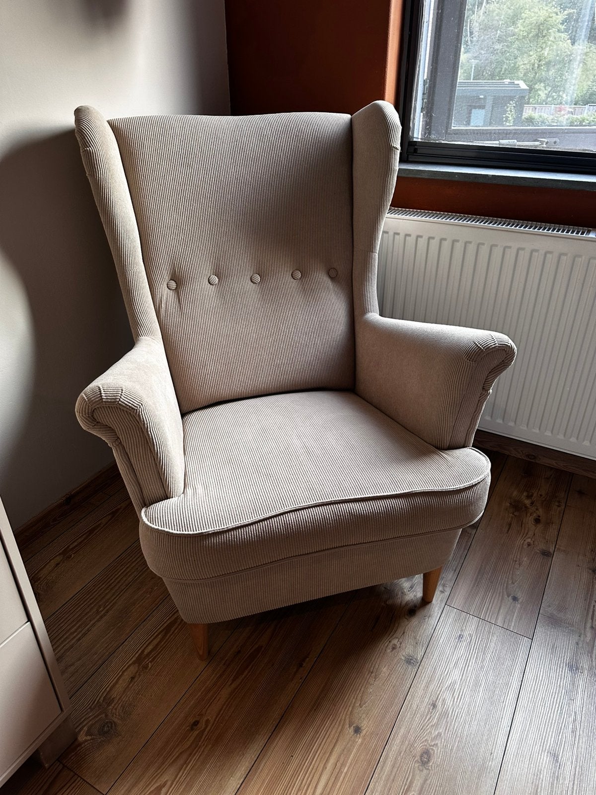 Fauteuil Ikea beige, Ophalen, Zo goed als nieuw, 75 tot 100 cm, 50 tot 75 cm