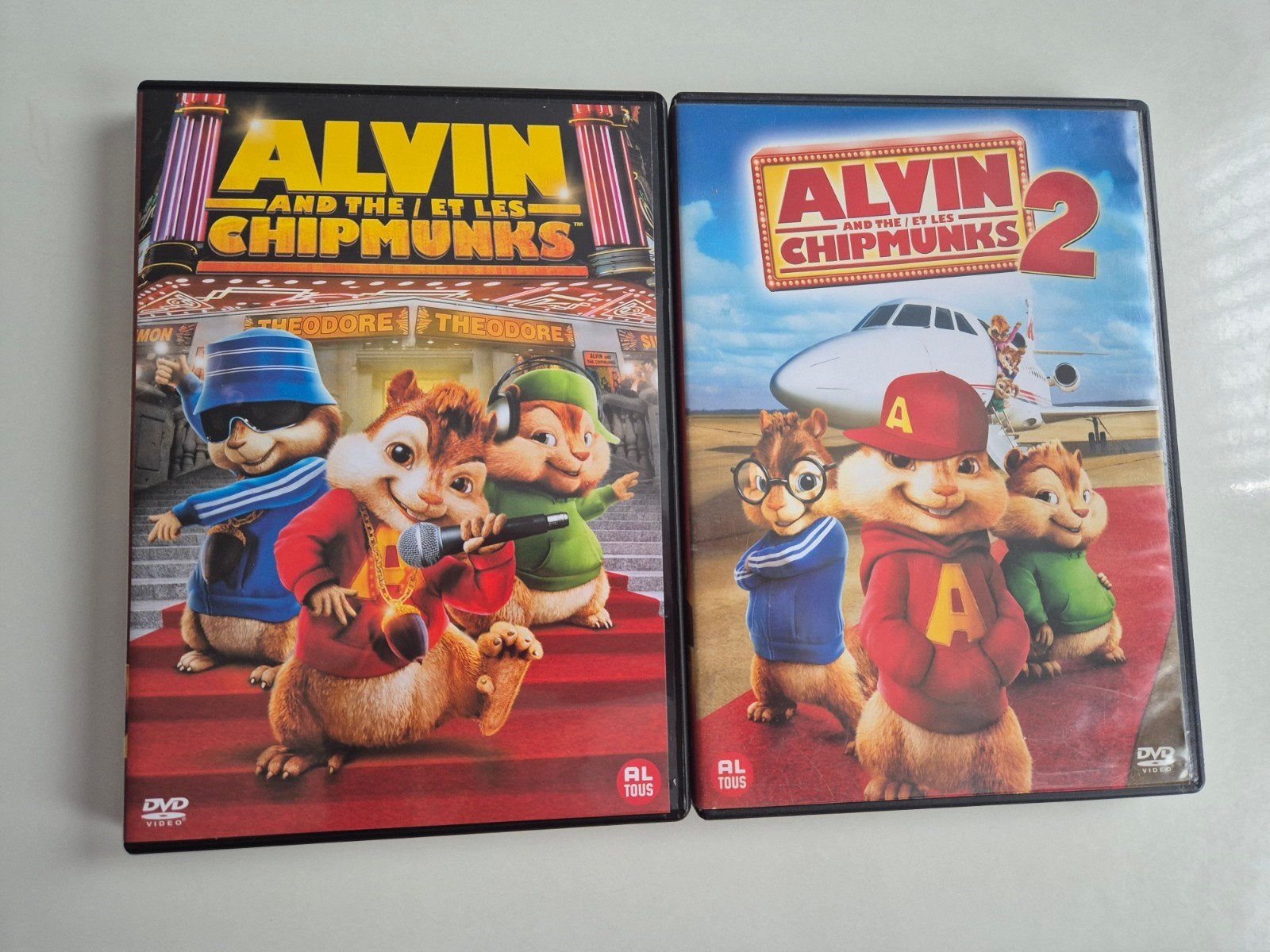 Alvin and the Chipmunks 1 & 2 DVD Boxset, Alle leeftijden, Nederlands, Ophalen of Verzenden, Familie
