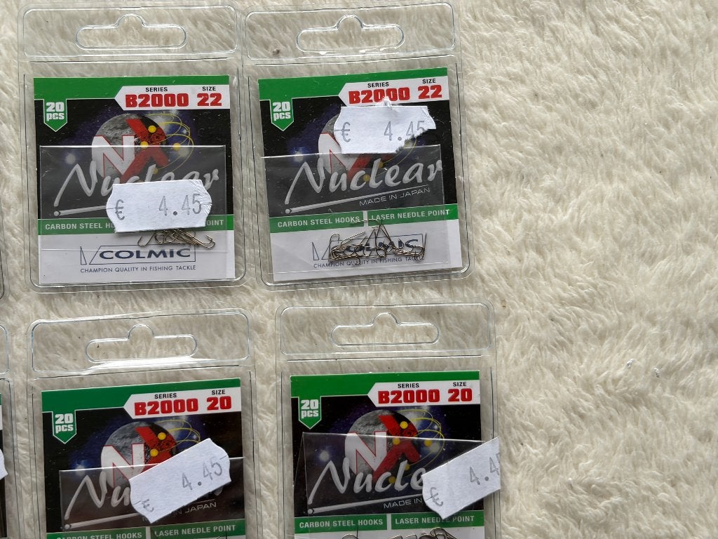 adv 324 / NIEUW set 8 pakjes haakjes COLMIC, Ophalen of Verzenden, Nieuw, Haak